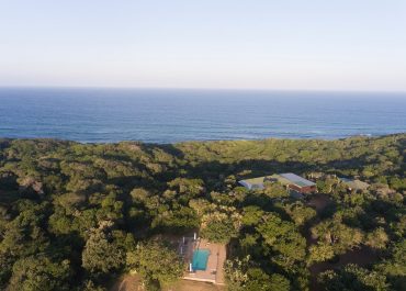 Mseni Lodge aerial view over lodge