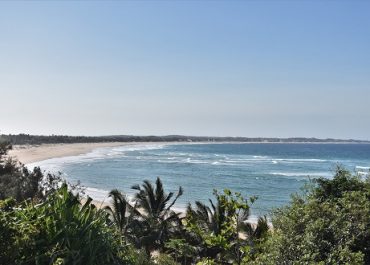 Tofo Mozambique view over bay. Casa Do Mar