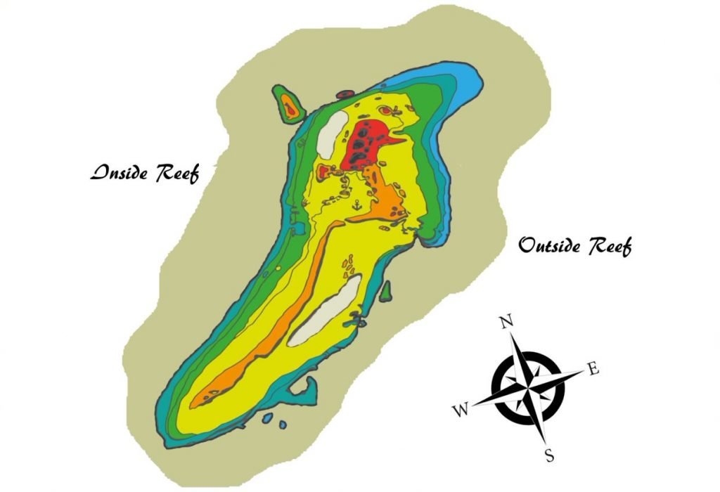 Aliwal Shoal Reef Map